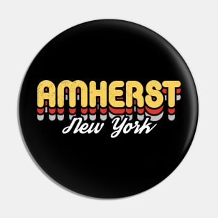 Retro Amherst Pin