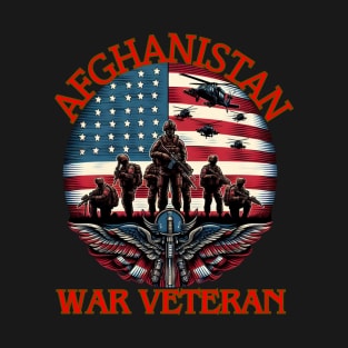 Afghanistan War Veteran - Patriotic Afghan Veteran T-Shirt