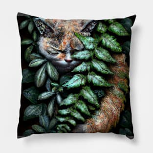 cat fern 2 Pillow