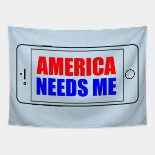 America Needs Me Tapestry