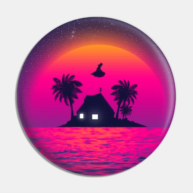 Kame House beach Pin by mrcatguys