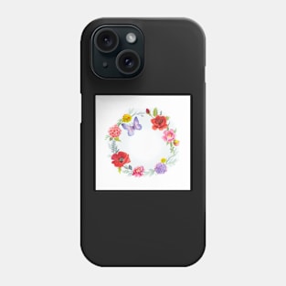 Floral Circle Phone Case