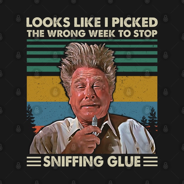 Looks like I picked sniffing glue vintage by Colorfull Human Skull