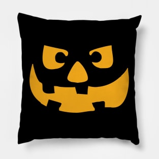 Kids Spooky Halloween Jack O' Lantern Face Pillow