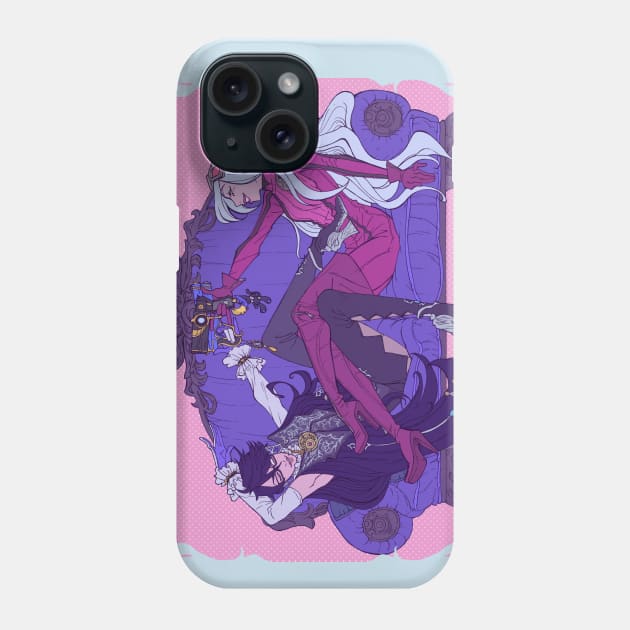 Love Seat Redux Phone Case by Metagalactic