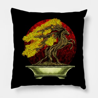 Bonsai Horse Pillow