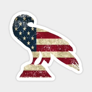 American Flag Eagle Magnet