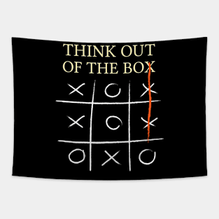 THINK OUT OF THE BOX Tapestry