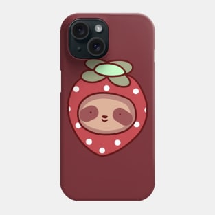 Strawberry Sloth Face Phone Case