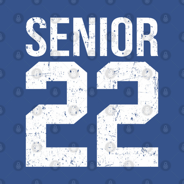 Discover Senior 2022 - Class Of 2022 Graduation Vintage - Senior Jersey Number - T-Shirt