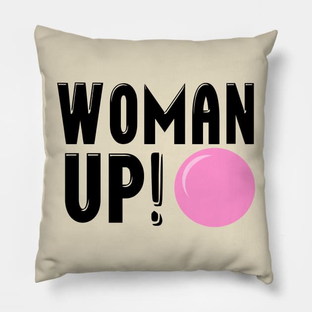 Woman up Pillow by xyurimeister