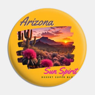 Arizona Sun Spirit Super Bloom Series Pin