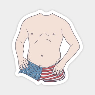 Dad Bod - American Paunch - Shirtless Gut Magnet