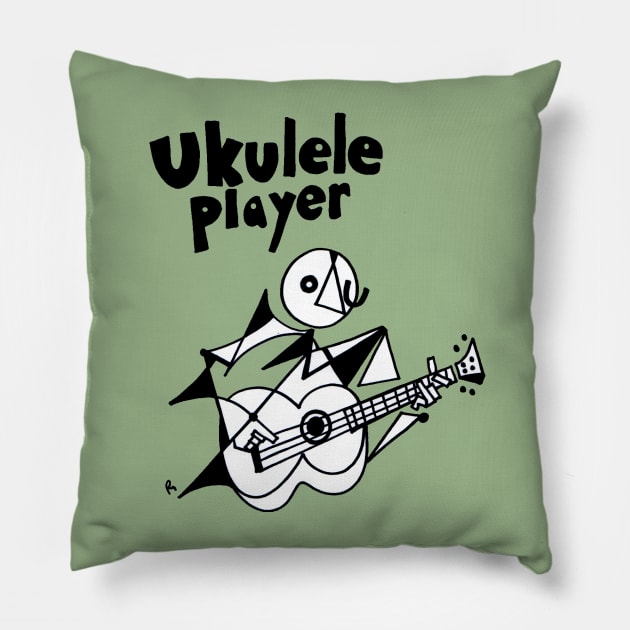 Ukulele Player (Male) by Pollux Pillow by WorldofPollux