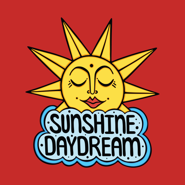 Sunshine Daydream Happy Sun and Cloud by maboles