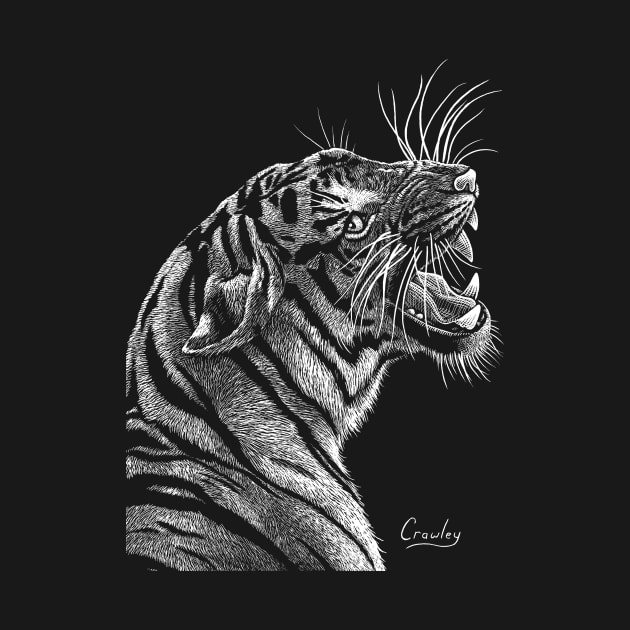 Tiger Roaring by StevenCrawleyDesigns