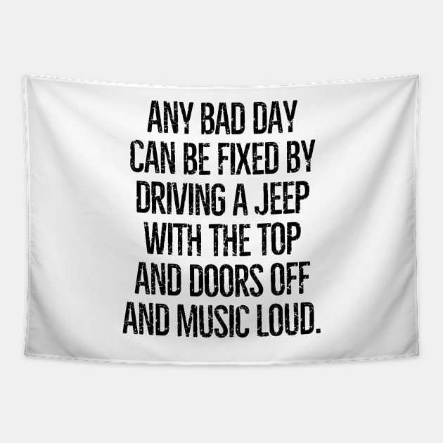 Saved by the jeep! Tapestry by mksjr