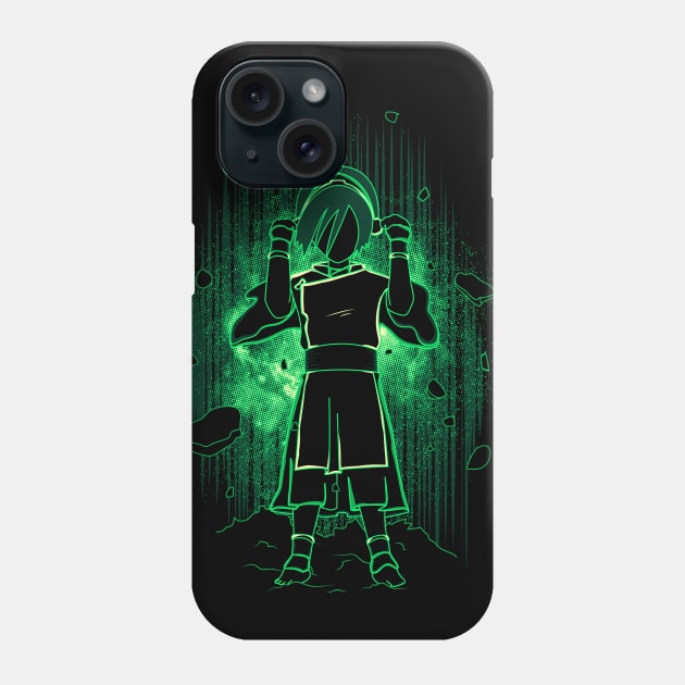 Shadow of the earthbending Phone Case by Donnie