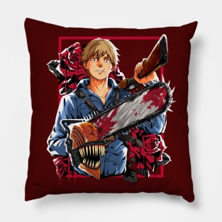 Evil Chainsaw Devil Pillow