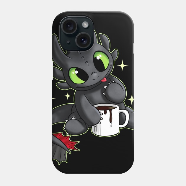 Fury black coffee Phone Case by peekxel