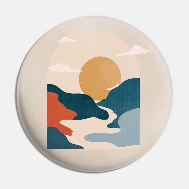 Sunsetz Pin by Nifty Studio