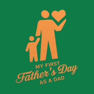 First Time Dad Est 2024 Fathers Day T-Shirt