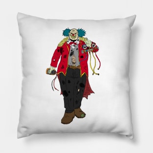 Evil HVAC Clown Pillow