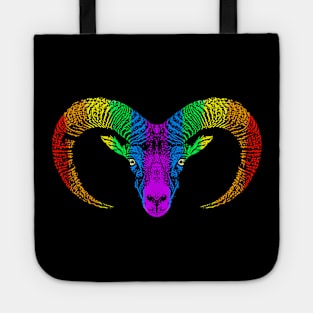 Rainbow Bighorn Sheep Tote