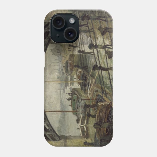 The Coalmen - Claude Monet Phone Case by KargacinArt