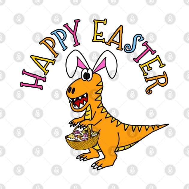 Easter Bunny Dinosaur T-Rex by doodlerob