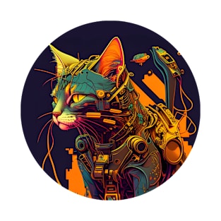 Cyberpunk Cool Cat - Love Cats T-Shirt