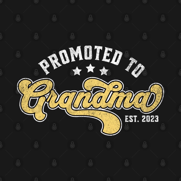 Promoted To Grandma 2023 New Grandma by OrangeMonkeyArt
