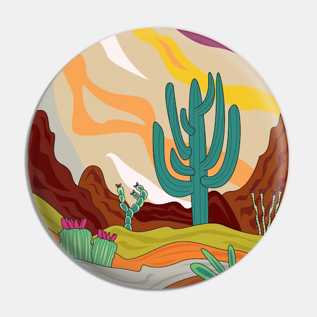 Arizona desert, desert climate, cactus lovers gift Pin by WorldOfMine