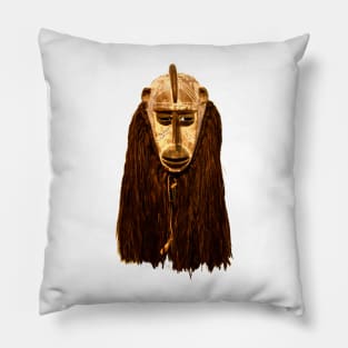 African Mask / Swiss Artwork Photography Pillow