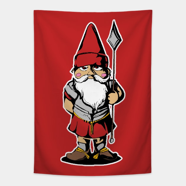 Gnoman Soldier Tapestry by Husky's Art Emporium