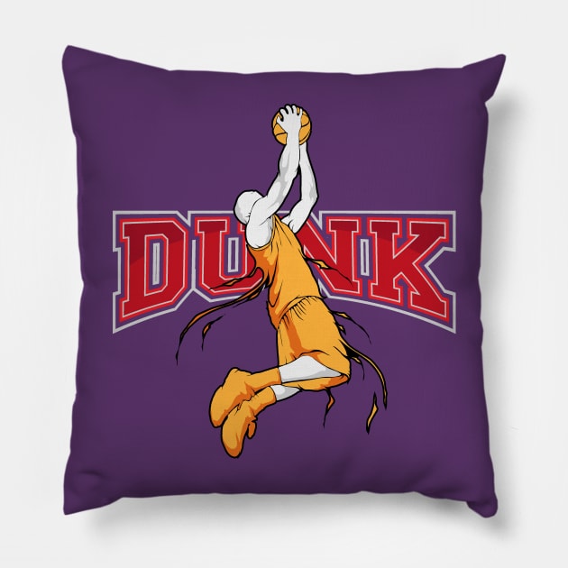 Basketball Dunk Pillow by Olievera