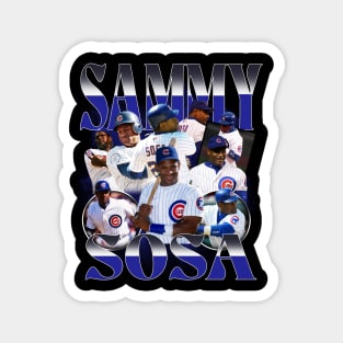 Vintage Sammy Sosa Baseball Magnet