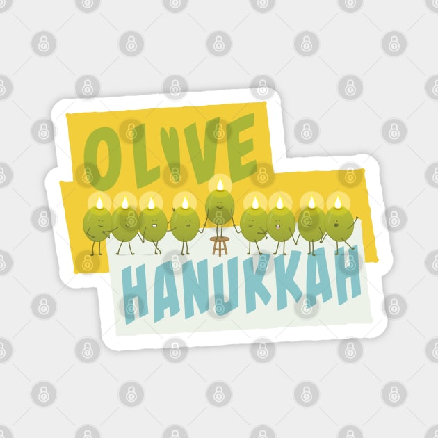 Olive Hanukkah Magnet by Sanford Studio