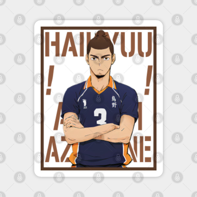 Haikyuu Asahi Azumane With Colored Background Text Asahi Azumane Aimant Teepublic Fr See more ideas about haikyuu anime, haikyuu, asahi. haikyuu asahi azumane with colored background text by inalz