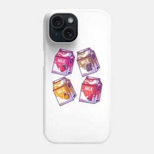 Milk Kawaii Farming Vintage Japan Cows Phone Case