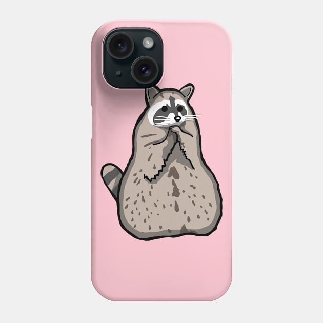 Toon Raccoon Phone Case by Dam Shaw Design