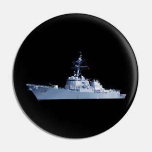 Destroyer - USS John S McCain -  Ship only wo Txt Pin