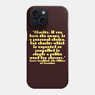 Quote Teerry about charity Phone Case