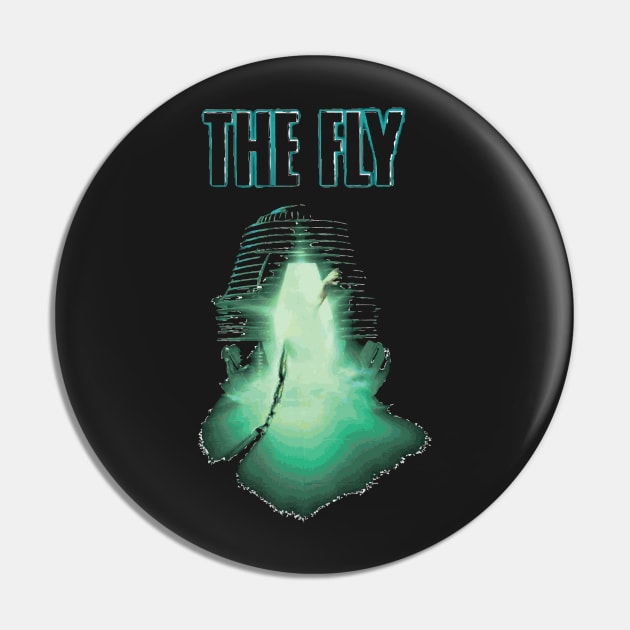 the fly Pin by horrorshirt