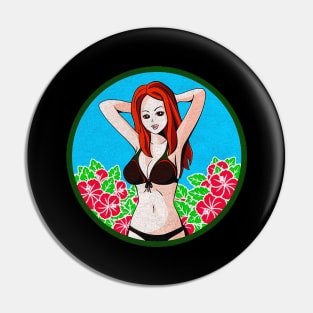 anime Beach Mode Pin