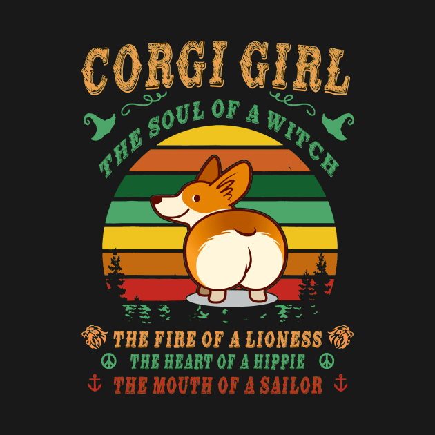 Corgi Girl - Witch - Lioness - Hippie - Sailor (86) by Drakes