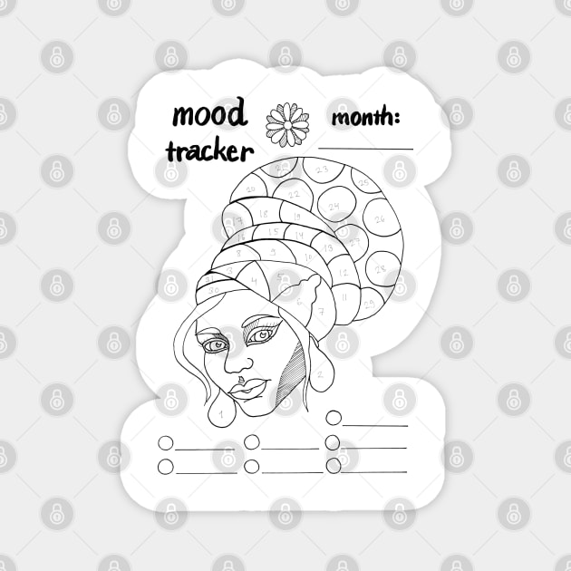 Mood Tracker Magnet by IvyLilyArt