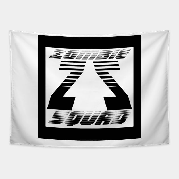 Zombie Squad ZS G.I. (Black) T-Shirt Tapestry by Zombie Squad Clothing