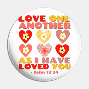 Love One Another Valentines Bible Verse Spiritual Gifts Pin