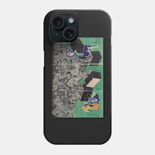 The Old Story of the Tongue Cut Sparrow by Utagawa Yoshimori Phone Case